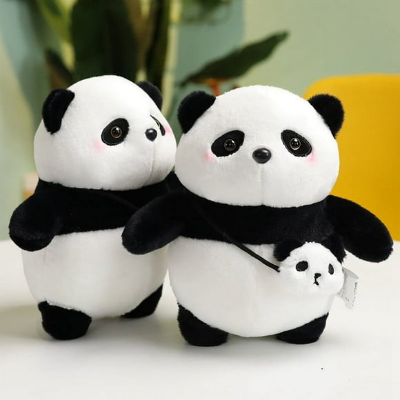 Toys Games Kids,Christmas Decorations,Baby Toys Clearance,Christmas Gifts Novelty Gag Toys for Girls Boys,Exceptional Home Giant Pandas Plush Stuffed Animals. 8.7 Inch Bear with Baby . Kids Toys Gift
