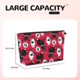 thumbnail image 4 of Toiletry Bag, Cute dog E Leather Waterproof Travel Makeup Cosmetic Bag Organizer, Large Capacity Toiletry Bag for Travel Size Toiletries, Skin Care Bag for Women, 4 of 8