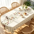 thumbnail image 6 of SLYNSHome French Floral Tablecloth, Waterproof Scratch Resistant Wipe Clean Table Cover,Rectangular Dining Decor For Kitchen Tea Table Indoor Home Decor, 6 of 6