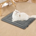 thumbnail image 4 of Qaailabf Plush Round Pet Bed Winter Warm Dog Mat Removable Washable Cozy Soft Cat Dog Sleeping Cushion with Interactive Teasing Stick for Small Medium Pets, 4 of 6