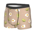 thumbnail image 2 of Wukai Egg and Avocado Print Men’s Underwear Breathable Boxer Briefs,&nbsp;Moisture Wicking & Breathable-Medium, 2 of 7