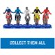 thumbnail image 5 of Toy Motorcycles Supercross a escala 1:24 moldeado a presión con Rider, paquete de 5, 5 of 9