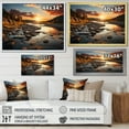 thumbnail image 4 of Designart "Pennsylvania Sunset horizon" Landscapes Floater Framed Wall Art Living Room, 4 of 7