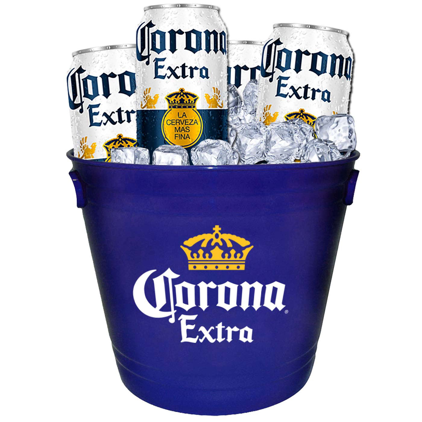 Corona  Beer Bucket Corona de Mayo blue orange yellow with handle NEW 