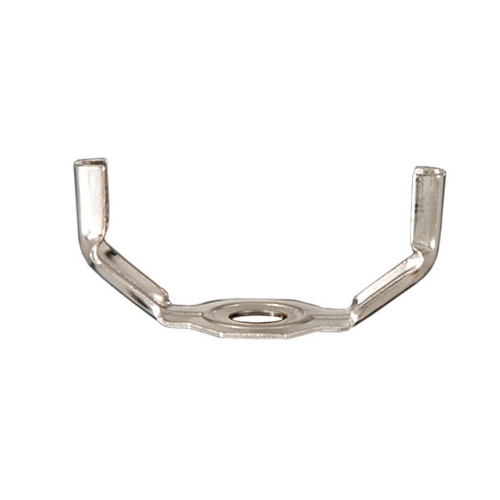 B&P Lamp® Harp Base, Nickel Plated, Regular Weight