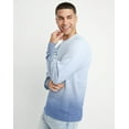 thumbnail image 2 of Hanes Sweatshirt Originals Men's Ombre Dye Crewneck V Notch 6 Colors sz S-3XL, 2 of 5