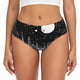 thumbnail image 1 of Balery Futuristic Moonlit Cityscape Ropa Interior de Algodón para Mujer con Dibujo – Braguitas Cómodas y Elásticas, Estilo Clásico-X-Small, 1 of 6