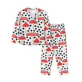 thumbnail image 1 of Fotbe Forest Mushrooms Conjunto de Pijama de Manga Larga para Mujer con Estampado, Ropa de Dormir de 2 Piezas, Conjunto de Casa Suave y Cómodo con Bolsillos-Small, 1 of 7