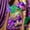 Purple, variant on Cxenplz Valentine Scrub Tops Women V-Neck Short Sleeve Holiday Themed Heart Scrubs