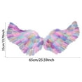 thumbnail image 2 of Creative Angel Feather Wings with Elastic Straps Bright Color Lightweight Wings Photography Props Christmas Halloween Supplies, 2 of 2