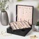 thumbnail image 2 of Jewelry box with 2 bowls for necklace and earrings black, 2 of 5