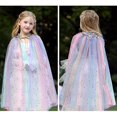 thumbnail image 4 of Princess Cape Colorful Princess Cloak Princess Fancy Dress Costume Party Cosplay, 4 of 7