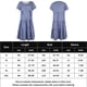 thumbnail image 2 of Vestidos Casuales Vestido Casual Mujer Suelto Plisado Impreso Floral Desplazamiento Ocio (Azul XXL) Cgtredaw para Mujer Azul T M, 2 of 8