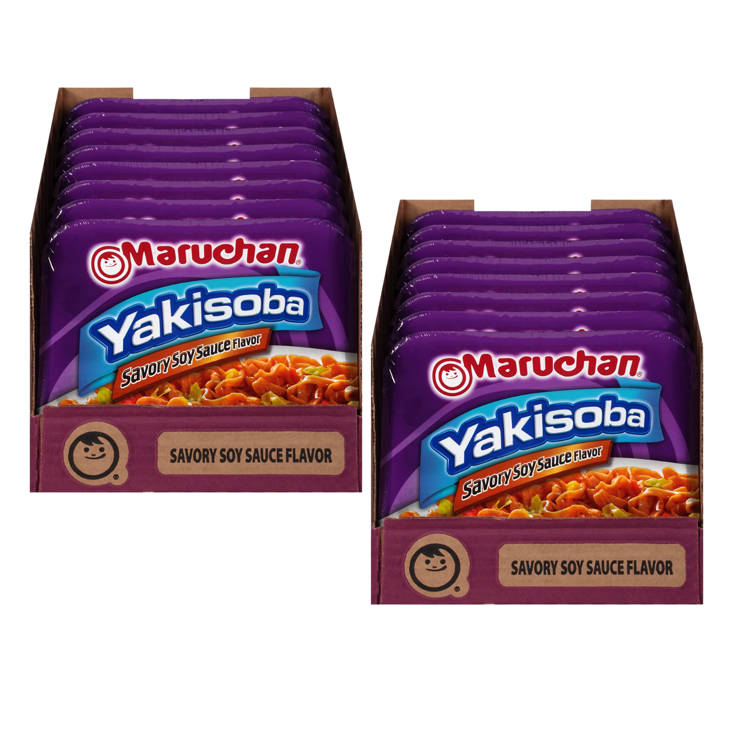 Maruchan Yakisoba Savory Soy Sauce Flavor, Microwaveable Instant