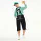 thumbnail image 1 of Munich Oktoberfest Clothing Men's Plaid Shirt Overalls Suit Stage Performance Clothing, 1 of 2