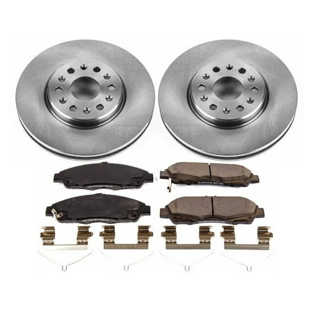 Front Brake Pad and Rotor Kit - Compatible with 2018 - 2020 Chevy Traverse 2019