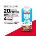 thumbnail image 3 of Muscle Milk Zero Protein Shake Vanilla Creme, 11.16 Fl Oz Bottle, 4 Pack, 20g Protein, Zero Sugar, 100 Calories, Calcium, Vitamins A, C & D, 4g Fiber, Energizing, Workout Recovery, Packaging May Vary, 3 of 12