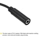 thumbnail image 4 of Cable de audio de 3.5mm hembra a cable desnudo TS de 2 polos mono de 1/8" 0.25m, 2 paquetes, 4 of 5