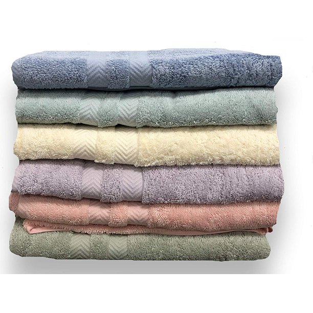 Welspun Set of 6 Bath Towels Lilac