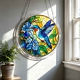 thumbnail image 4 of Acrylic Jigsaw Puzzle Suncatcher-Galactic Colorful Birds, Stained Glass Window Hanging, Home Decor Creative Mom Gifts, Birthday Gifts for Women,Wife, Sisters, Aunt, Besties 7.4in, 4 of 4