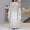 White, variant on Product Category Women's Casual Dress and Abaya Ensemble Elegant Long Sleeve Pullover Style for Everyday Wear