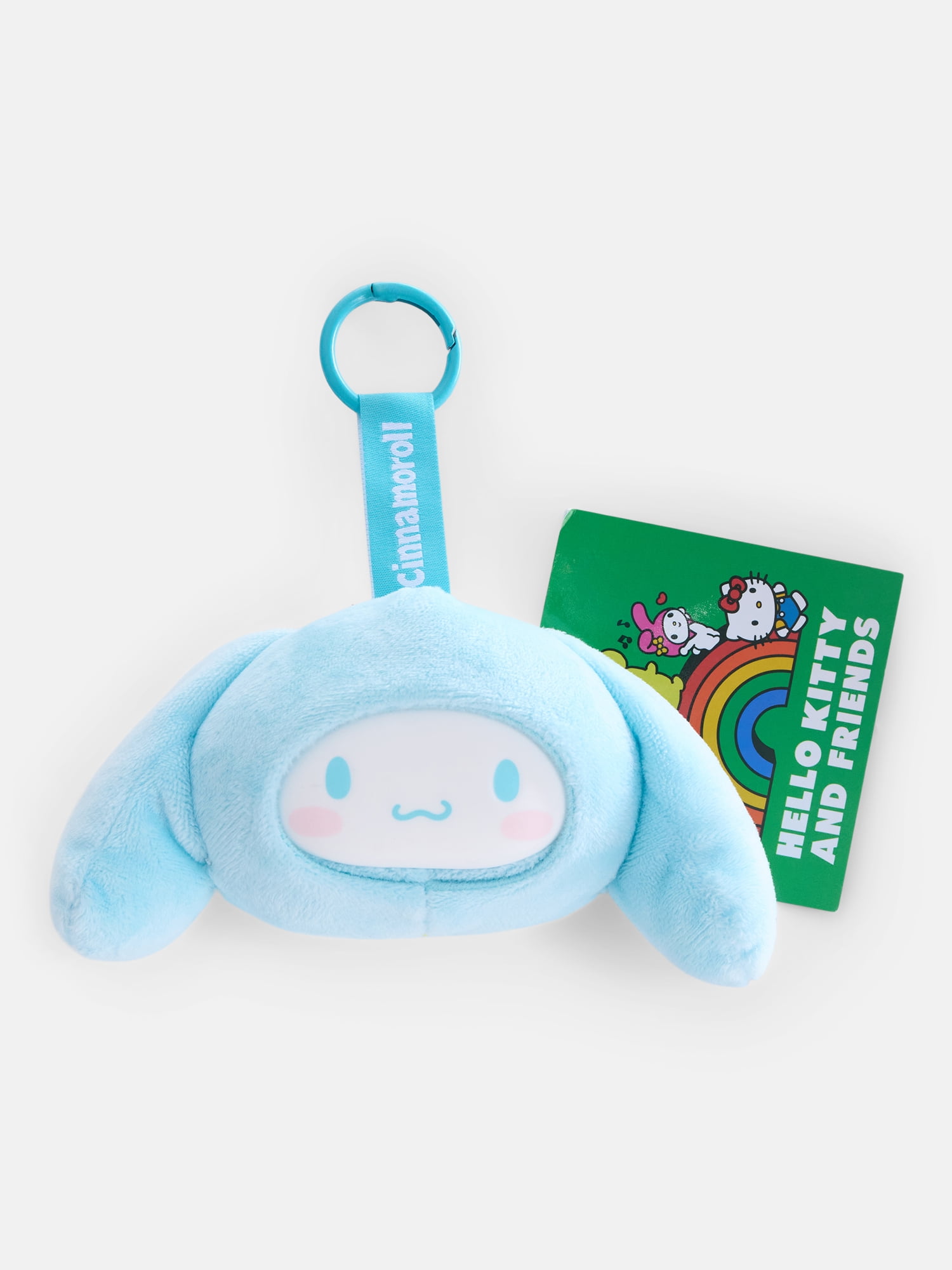 Hello Kitty and Friends Girls' Cinnamoroll Plush Bag Charm, Blue