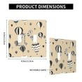 thumbnail image 3 of PAYOHTO Toggle Light Switch Wall Plate Beige Different Hot Air Balloons Double Switch Cover Standard Size 2-Gang 4.50" x 4.5" Unbreakable Polycarbonate Thermoplastic, 3 of 6