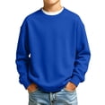 thumbnail image 3 of YOUYEDIAN Boys Oversized Sweatshirts Kids Fashion Long Sleeve Crewneck Fleece Pullover Tops, 3 of 5