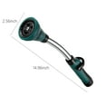 thumbnail image 4 of Pkeoh Watering Wand, Alloy Garden Hose Wand With 8 Spray Patterns, 15-Inch Long Hose Nozzle Sprayer With Thumb Control, Ideal To Water Hanging Baskets And Shrubs, 4 of 9