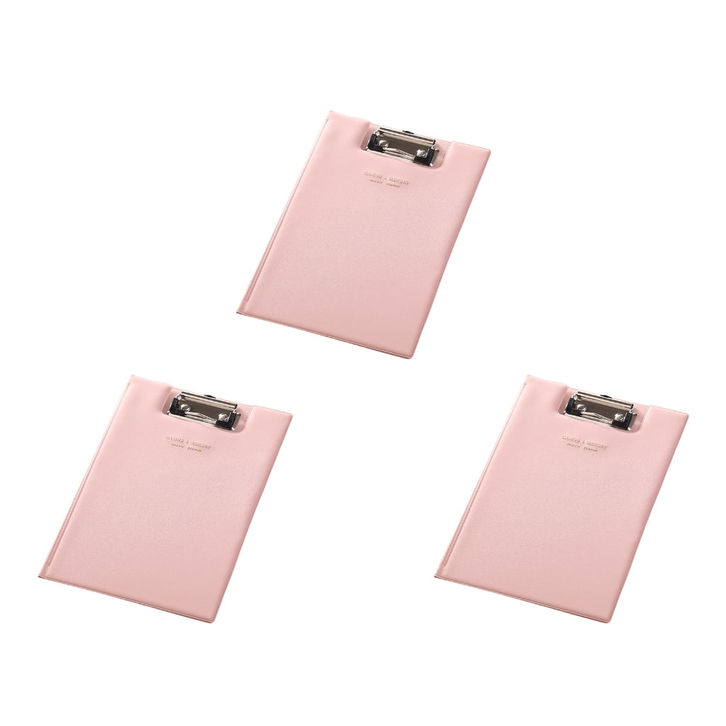 Foldable Clipboard with Clear Internal Pocket for Office Meeting and Conference