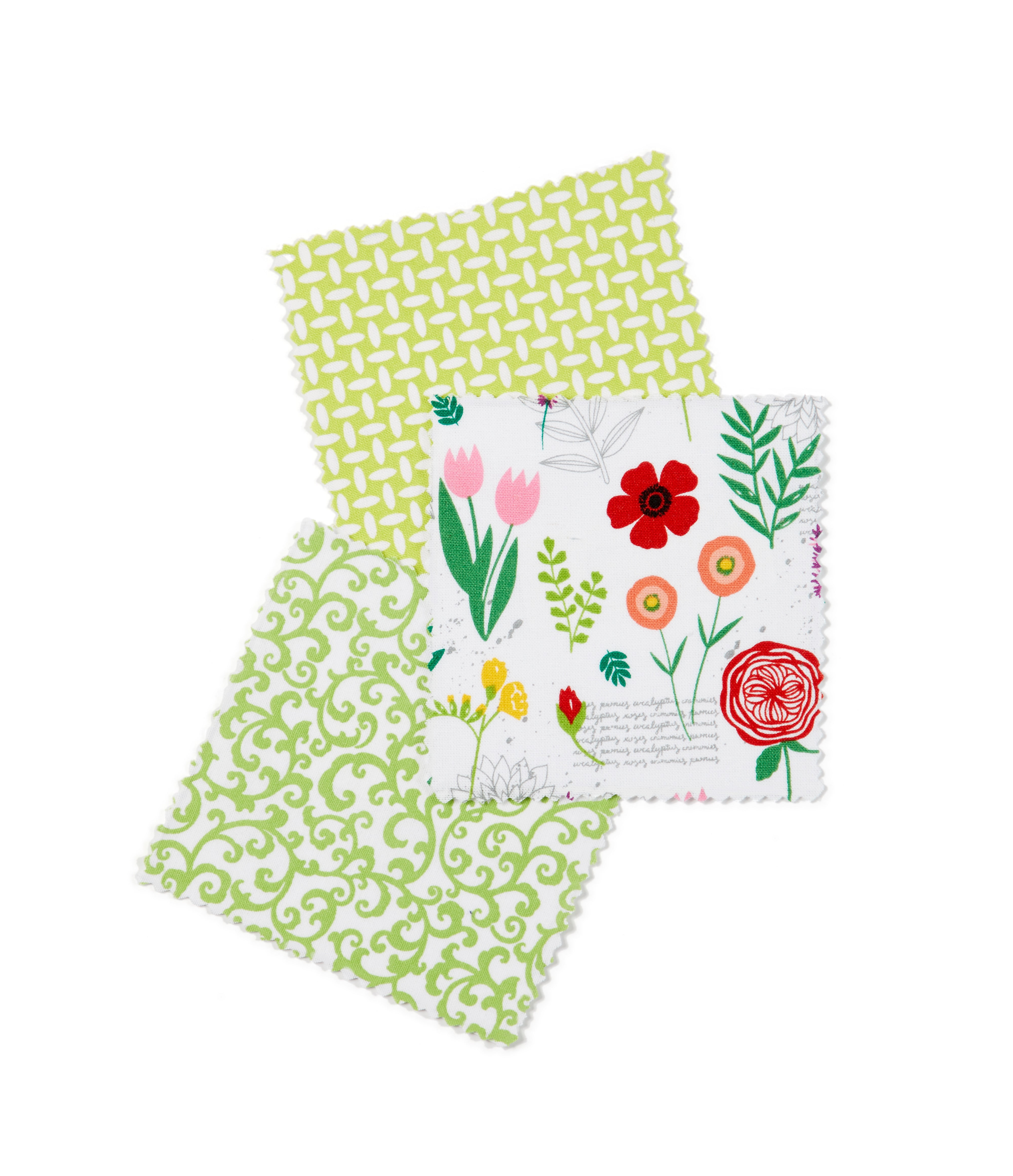 (2 pack) Waverly Inspirations 1 Yard Cut 100% Cotton Prints Fabric Floral Memory 44" Wide for Quilting & Sewing