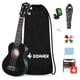 thumbnail image 1 of Kit de inicio para ukelele Donner Soprano de 21 pulgadas con lecciones negras, 1 of 7
