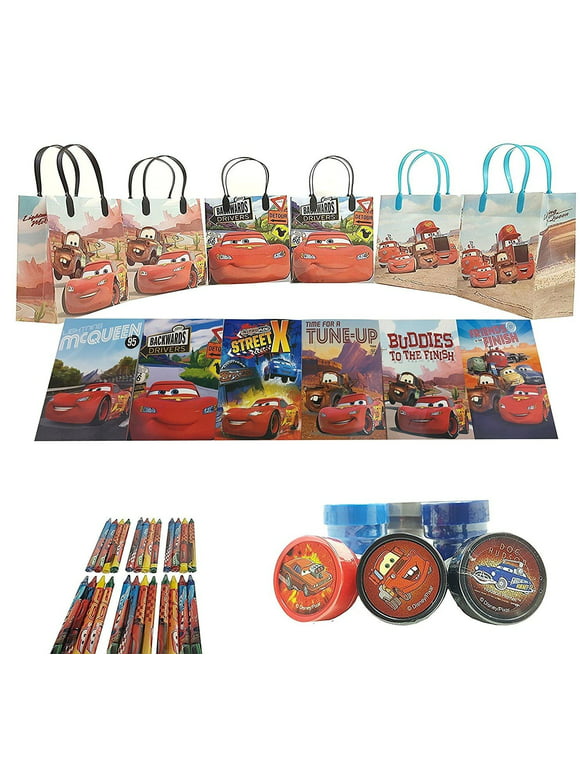 Disney Cars 3 S 6.5" Party Goody Gift Bag Party Favor Stationery (54pc)