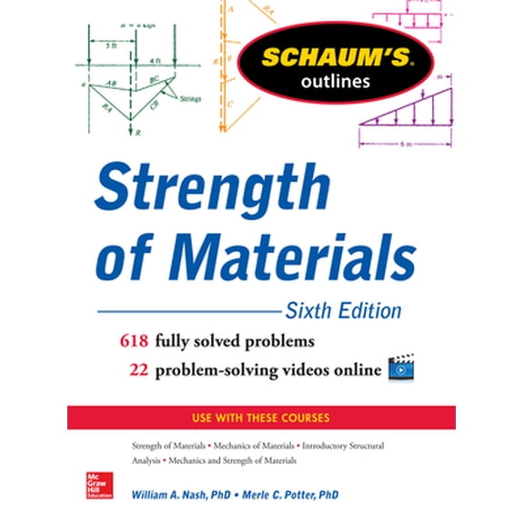 Pre-Owned Schaum's Outlines: Schaum's Outline of Strength of Materials (Paperback)