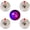 4Pcs, variant on 2/4/6 Pieces Ghost Hunting Cat Ball Multi-Color Flash LED Glowing Interactive Ball Pet Toys for Dog Cat Animals Activity