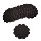 thumbnail image 1 of 200 Tiquettes Cadeaux En Kraft Noir En Forme D'ventail (6cm De Diamtre) Pour L'emballage Artisanal, 1 of 3