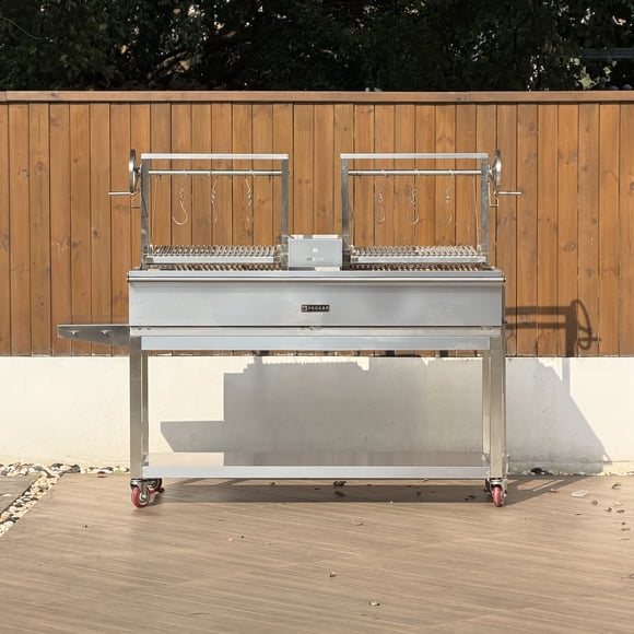 77” Infinity Argentine Xl Charcoal And Wood Bbq Grill