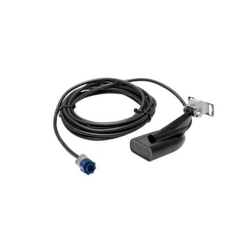 Lowrance HST-WSBL TM Skimmer Transducer – 200kHz Transom-Mount With Water Temp Sensor For 2004+ Lowrance Units (20' Cable)