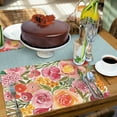 thumbnail image 4 of CounterArt "Full Bloom" 4-Pack Reversible Flexible Plastic Tabletop Placemats, 4 of 8