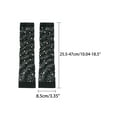 thumbnail image 2 of INSPIRE CHIC Women's Long Elastic Mesh Gloves Rhinestone 80s Cosplay Net Half Finger Sleeves for Female Halloween Party Dance Costume Black, 2 of 6