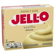 Jell-O Vanilla Artificially Flavored Instant Pudding & Pie Filling Mix, Family Size, 5.1 oz. Box