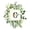 Green White C, variant on Catabedysis Green Rustic Leaves Zipper Twin Comforter Sets with Fitted Sheet and 2 Pillowcases,Alphabet T Design Zipper Bedding Set For Girls,Reversible,4-Piece