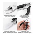 thumbnail image 3 of Nail Manicure Tools Stainless Steel Toenail Trimmer Cuticle Nipper Set, 3 of 6