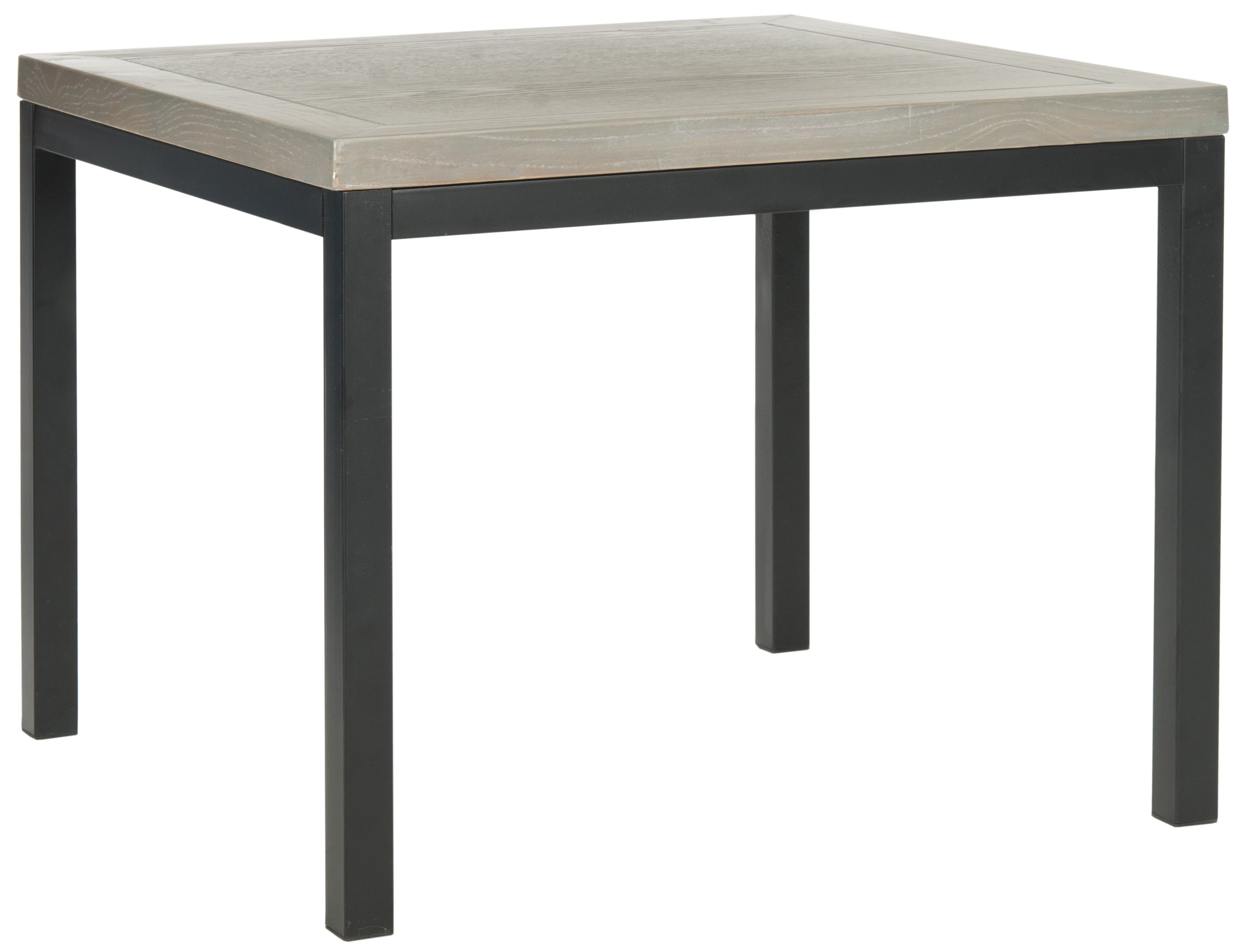 SAFAVIEH Dennis Transitional Wood Side Table, French Gray