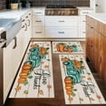 thumbnail image 6 of Fall Kitchen Rugs Sets of 3, Pumpkin Truck Kitchen Floor Mats, Farmhouse Kitchen Rugs and Mats Non Skid Washable, Kitchen Runner Throw Rugs for Kitchen, Laundry Room Fall Thanksgiving Decor, 6 of 6
