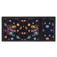 thumbnail image 4 of CHAQLIN Trifold Purse Dino in Space Portable Youth Wallet for Outdoor Sports, Polyester Foldable Kids Trifold Purse, 4 of 6