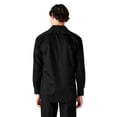 thumbnail image 2 of Dickies Men's Long Sleeve Work Shirt, Black, 4XL, 2 of 5
