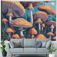 thumbnail image 4 of Orinice Mushrooms Grass Sky Tapestry Wall Hanging Unique Style Graphic Art for Home Decor Living Room Bedroom Farmhouse Dorm 50x40inch, 4 of 6