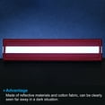 thumbnail image 5 of Uxcell 1x6" Reflective Patch Hook and Loop Fastener Safety Applique, Red 2 Pack, 5 of 6