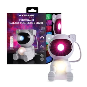 Xtreme Lit Astronaut Galaxy LED Night Light Projector with Remote